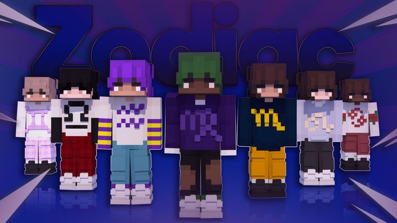 Zodiac Sign Stars on the Minecraft Marketplace by Asiago Bagels