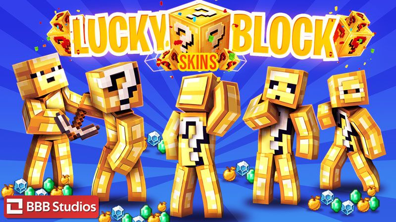 Lucky Block Skins on the Minecraft Marketplace by BBB Studios