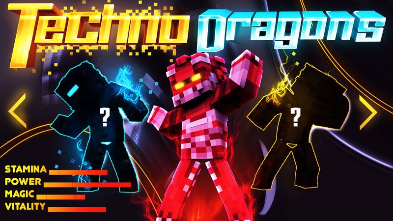 Techno Dragons on the Minecraft Marketplace by BBB Studios