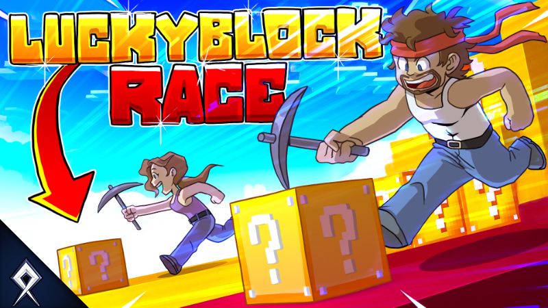 Lucky Block Race! on the Minecraft Marketplace by bdcraft