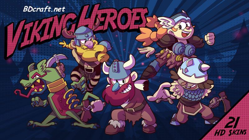 Viking Heroes Skins on the Minecraft Marketplace by BDcraft