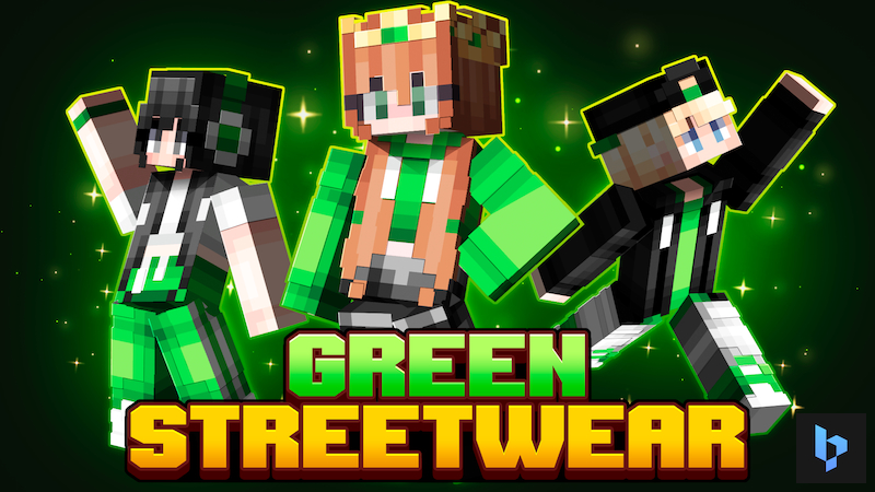 Green Streetwear on the Minecraft Marketplace by Bedrock Productions