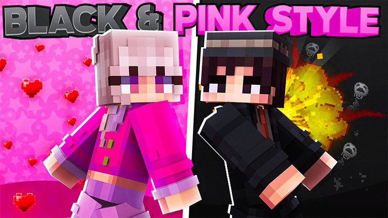 Black & Pink Style on the Minecraft Marketplace by Big Dye Gaming