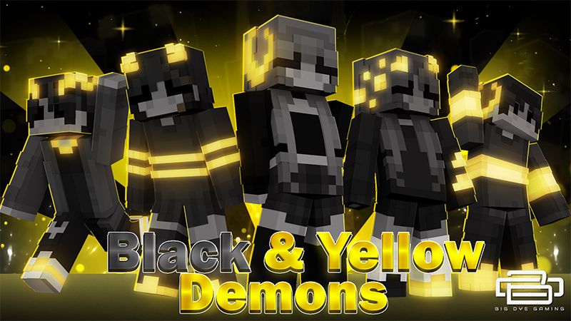 Black & Yellow Demons on the Minecraft Marketplace by Big Dye Gaming