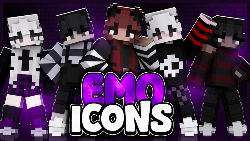 Emo Icons on the Minecraft Marketplace by Big Dye Gaming
