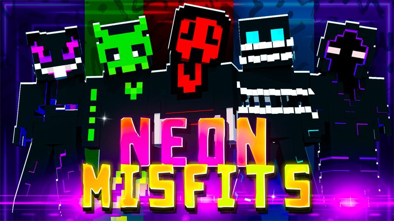 Neon Misfits on the Minecraft Marketplace by big-dye-gaming