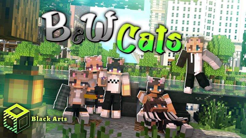 B&W Cats on the Minecraft Marketplace by Black Arts Studios