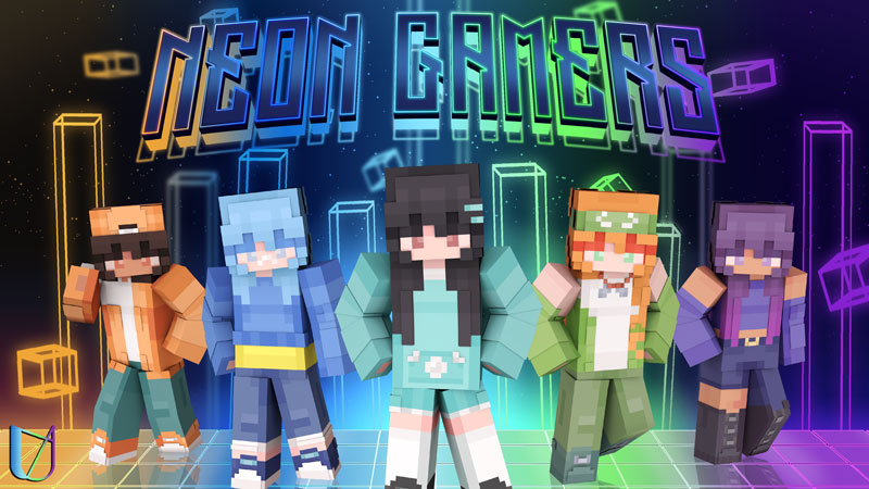 Neon Gamers on the Minecraft Marketplace by Black Arts Studios