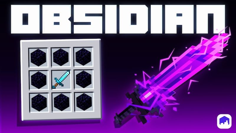 Obsidian Tools on the Minecraft Marketplace by block-factory