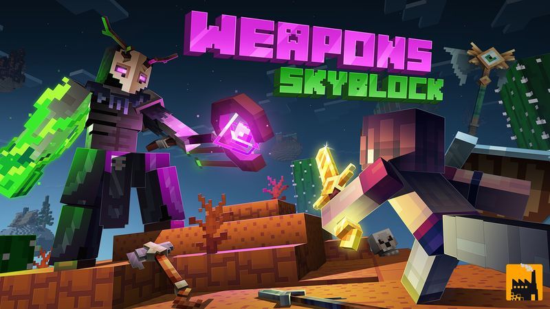 Skyblock Weapons on the Minecraft Marketplace by block-factory