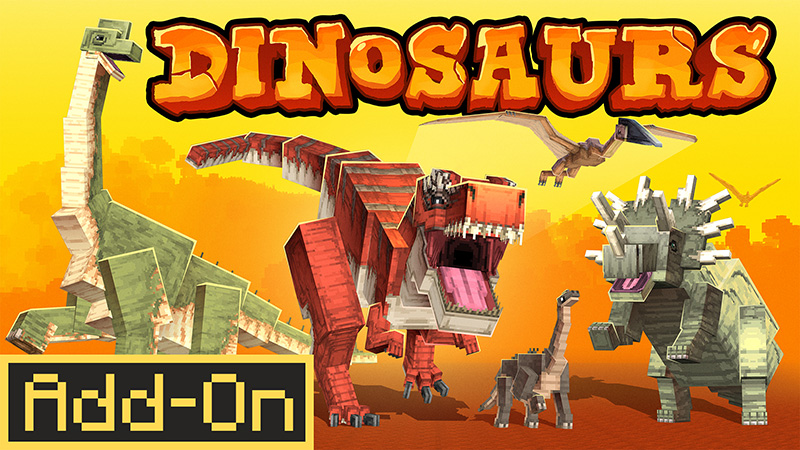 Dinosaurs Add-On on the Minecraft Marketplace by Block Perfect Studios
