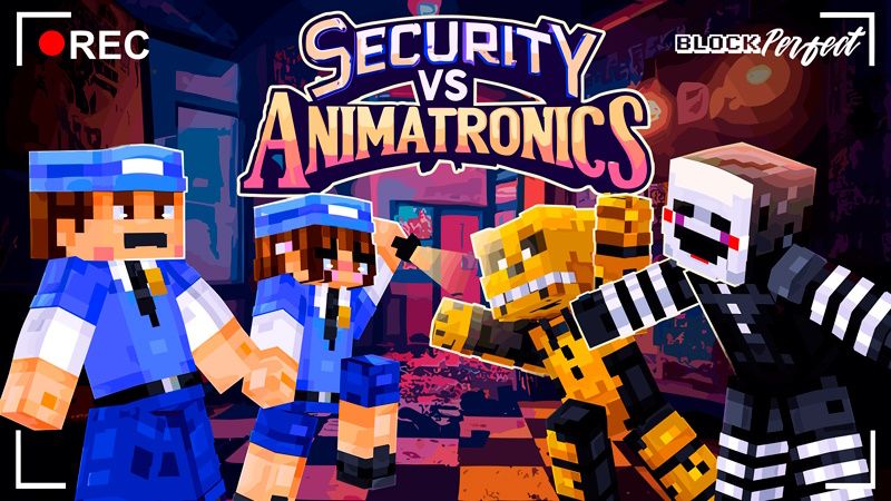 Security vs Animatronics on the Minecraft Marketplace by block-perfect-studios