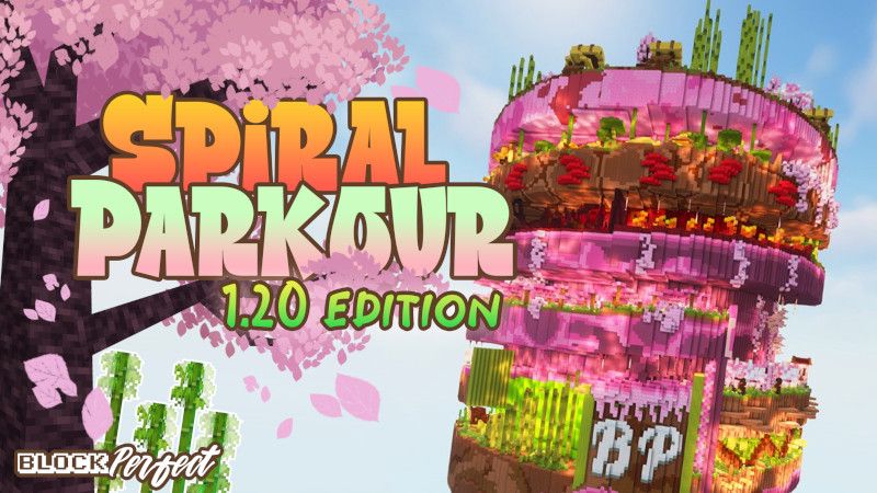 Spiral Parkour 1.20 Edition on the Minecraft Marketplace by Block Perfect Studios