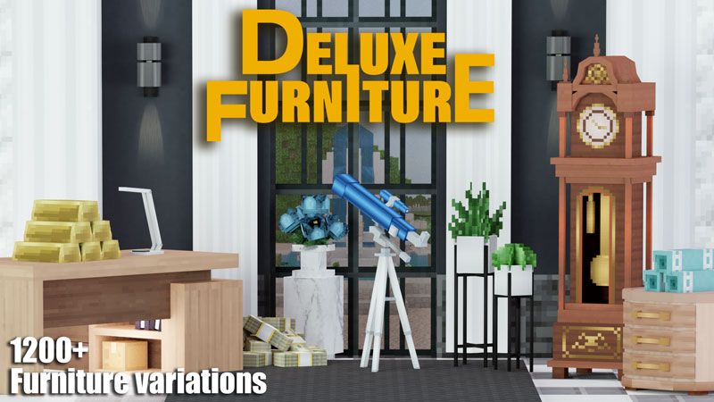 Deluxe Furniture: Modern Manor on the Minecraft Marketplace by Blockception