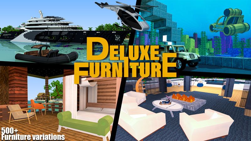 Deluxe Furniture: Superyacht on the Minecraft Marketplace by Blockception