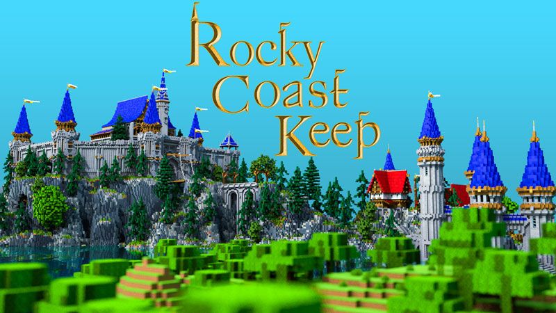 Rocky Coast Keep on the Minecraft Marketplace by Blockception