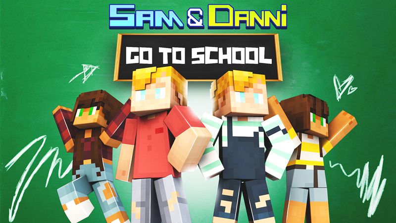 Sam & Danni -Go To School on the Minecraft Marketplace by Blockception