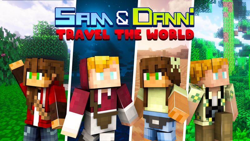 Sam & Danni Travel The World on the Minecraft Marketplace by Blockception