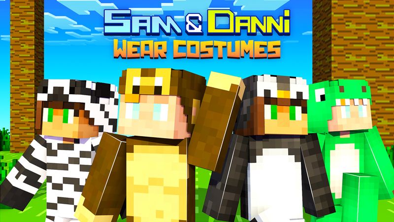 Sam & Danni Wear Costumes on the Minecraft Marketplace by Blockception