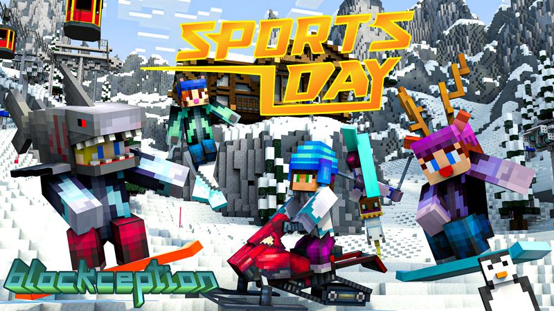 Sports Day: Winter Fun on the Minecraft Marketplace by Blockception