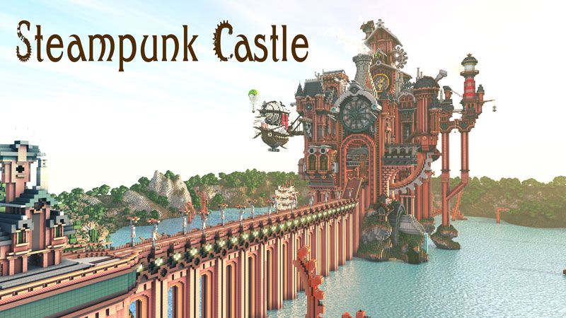 Steampunk Castle on the Minecraft Marketplace by Blockception