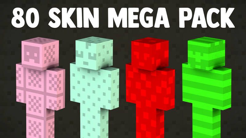 80 Skin Mega Pack on the Minecraft Marketplace by BLOCKLAB Studios