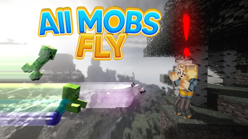 All Mobs Fly on the Minecraft Marketplace by BLOCKLAB Studios