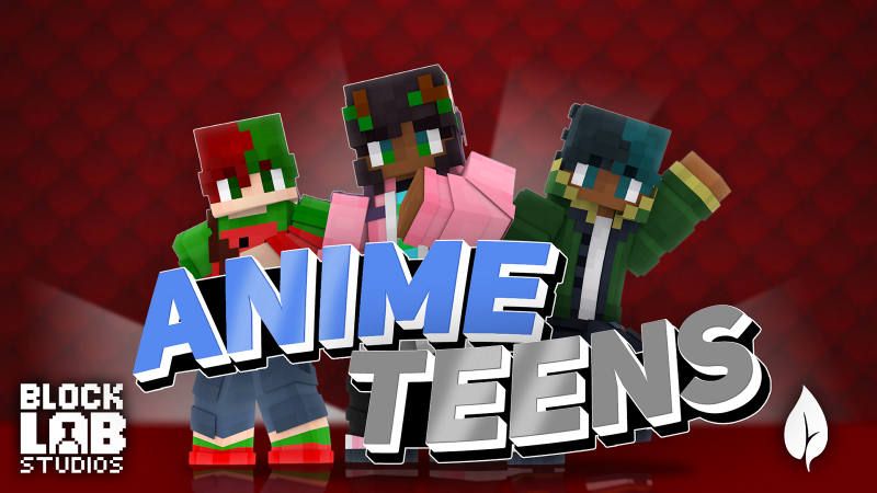 Anime Teens Skin Pack on the Minecraft Marketplace by BLOCKLAB Studios