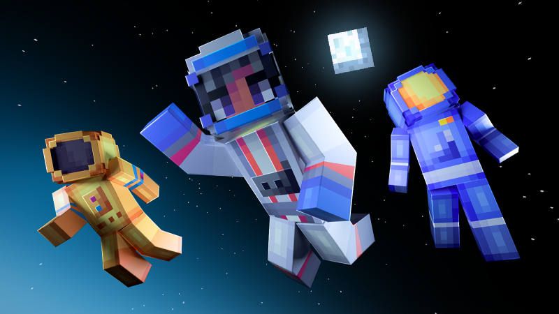 Astronauts on the Minecraft Marketplace by BLOCKLAB Studios