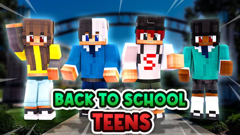 Back to School Teens on the Minecraft Marketplace by BLOCKLAB Studios