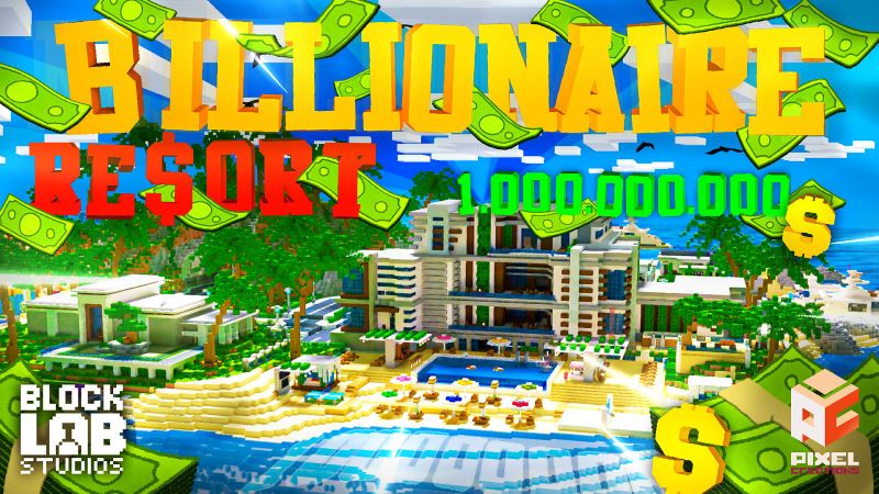 Billionaire Resort on the Minecraft Marketplace by BLOCKLAB Studios