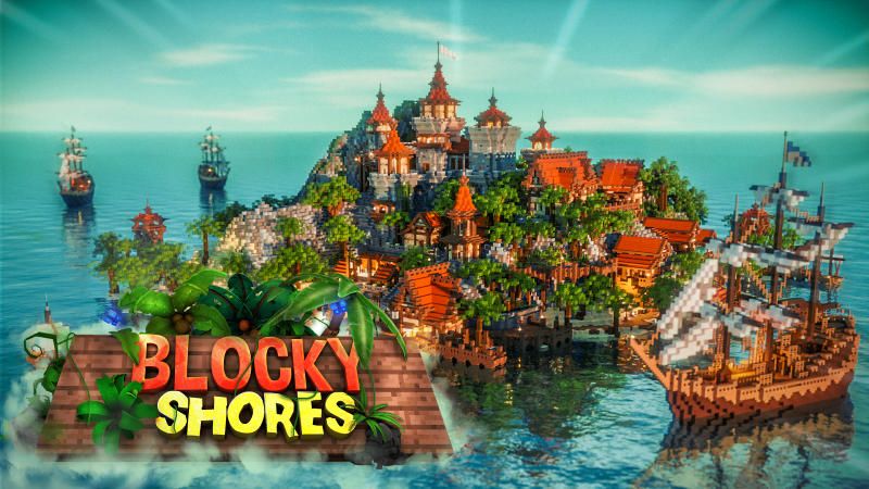 Blocky Shores on the Minecraft Marketplace by BLOCKLAB Studios