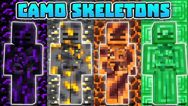 Camo Skeletons on the Minecraft Marketplace by BLOCKLAB Studios