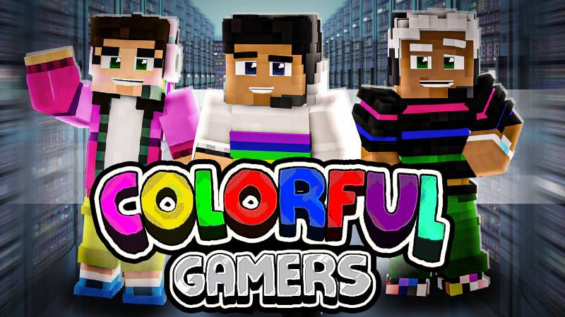 Colorful Gamers on the Minecraft Marketplace by BLOCKLAB Studios