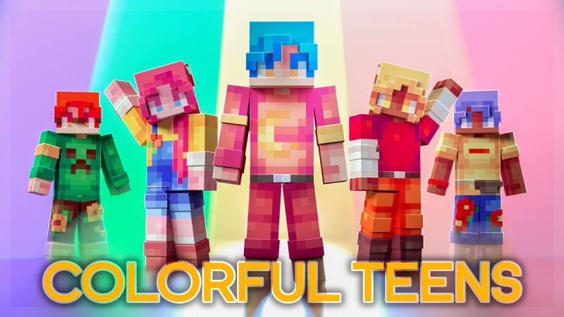 Colorful Teens on the Minecraft Marketplace by BLOCKLAB Studios