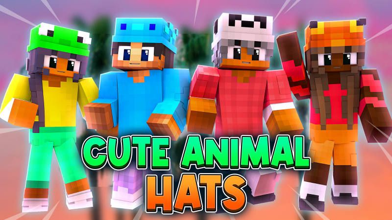 Cute Animal Hats on the Minecraft Marketplace by BLOCKLAB Studios