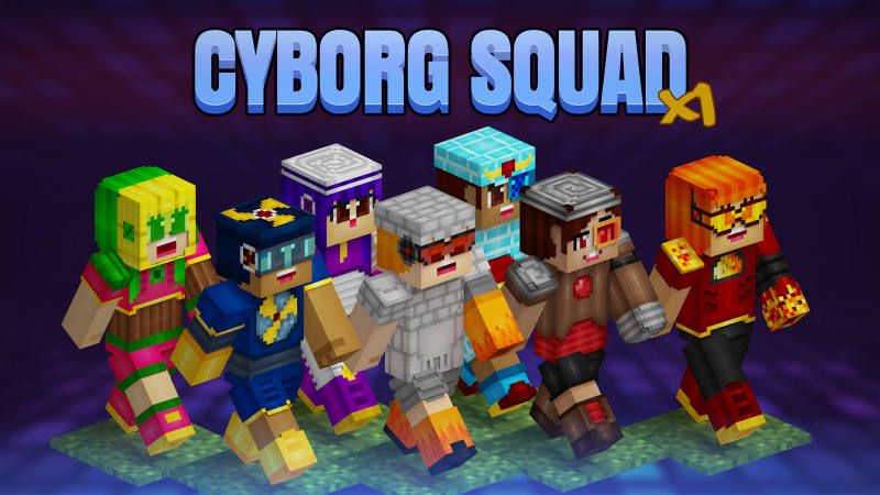 Cyborg Squad x1 on the Minecraft Marketplace by BLOCKLAB Studios