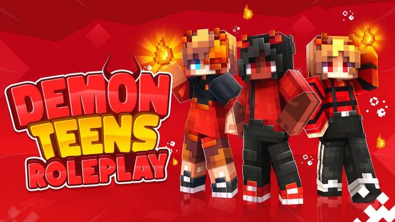 Demon Teens Roleplay on the Minecraft Marketplace by BLOCKLAB Studios