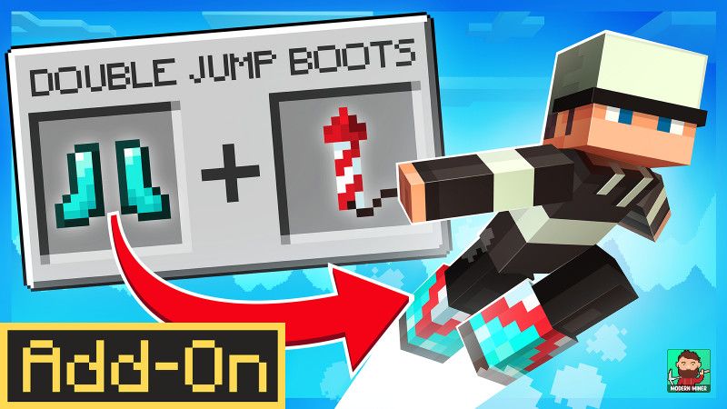 Double Jump Boots Add-On on the Minecraft Marketplace by BLOCKLAB Studios