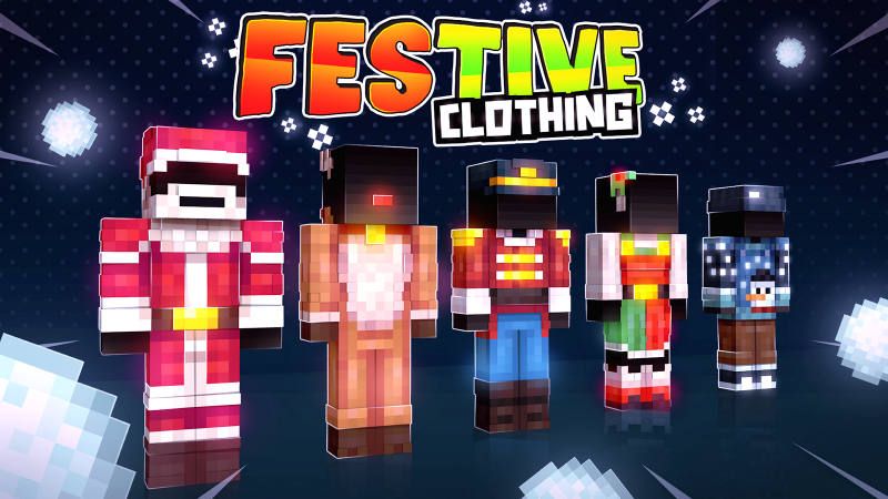 Festive Clothing on the Minecraft Marketplace by BLOCKLAB Studios