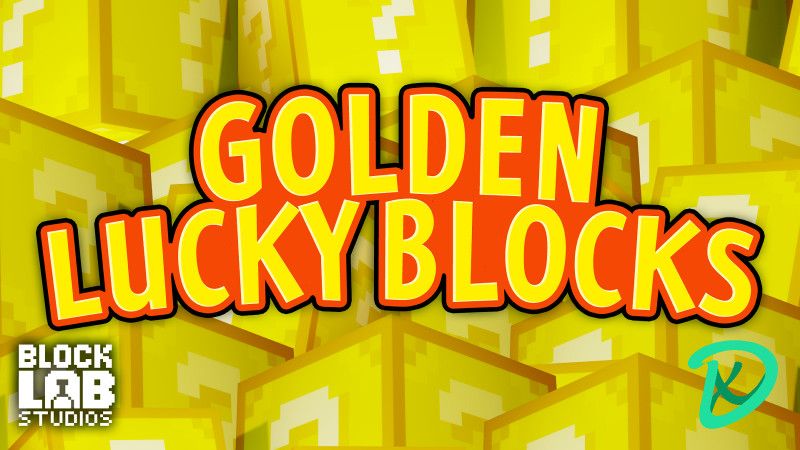 Golden Lucky Blocks on the Minecraft Marketplace by BLOCKLAB Studios