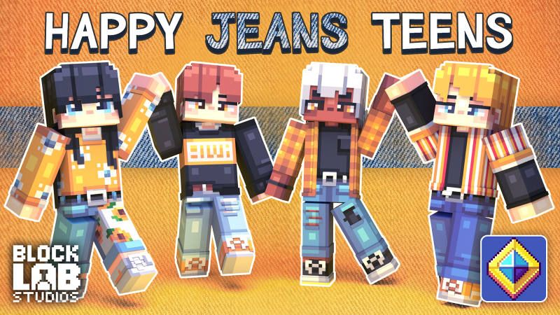 Happy Jeans Teens on the Minecraft Marketplace by BLOCKLAB Studios