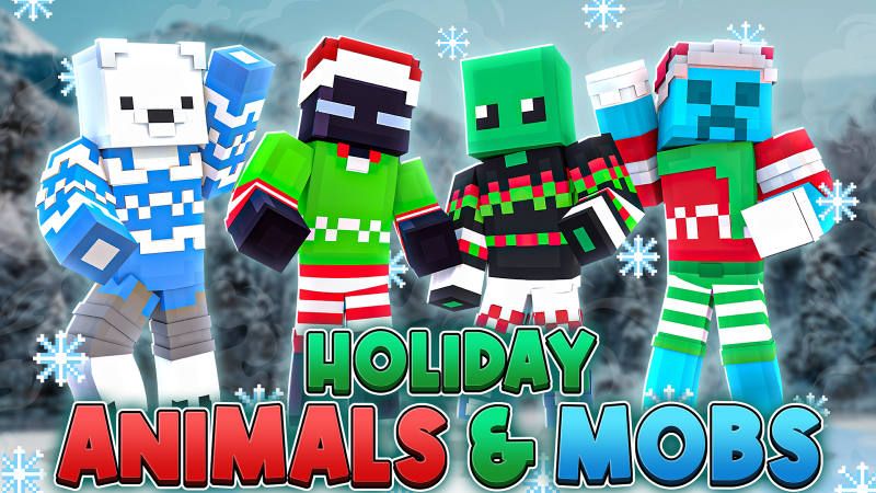 Holiday Animals & Mobs on the Minecraft Marketplace by BLOCKLAB Studios