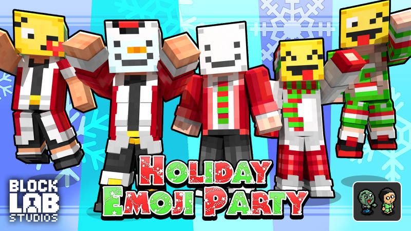 Holiday Emoji Party on the Minecraft Marketplace by BLOCKLAB Studios