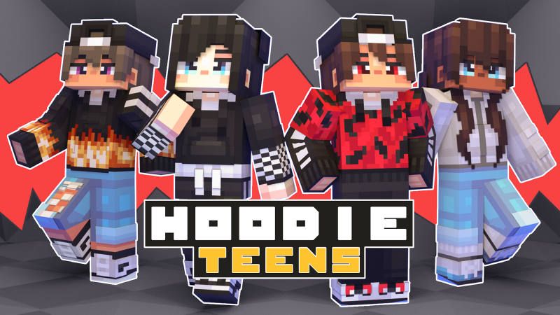 Hoodie Teens on the Minecraft Marketplace by BLOCKLAB Studios