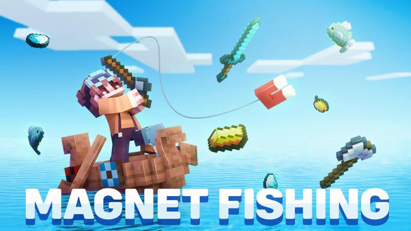 Magnet Fishing on the Minecraft Marketplace by BLOCKLAB Studios