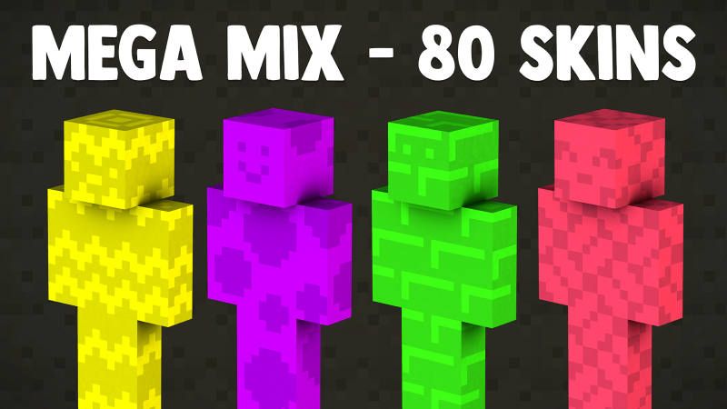 Mega Mix - 80 Skins on the Minecraft Marketplace by BLOCKLAB Studios