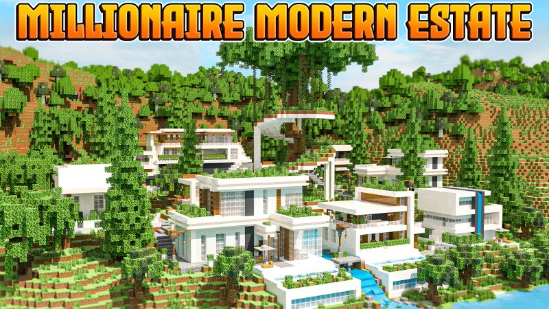 Millionaire Modern Estate on the Minecraft Marketplace by BLOCKLAB Studios