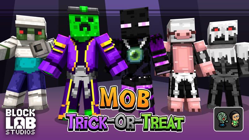 Mob Trick-Or-Treat on the Minecraft Marketplace by BLOCKLAB Studios