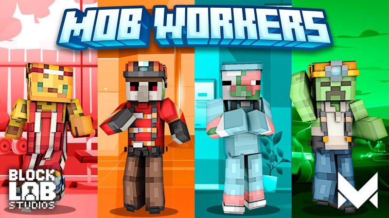 Mob Workers on the Minecraft Marketplace by BLOCKLAB Studios